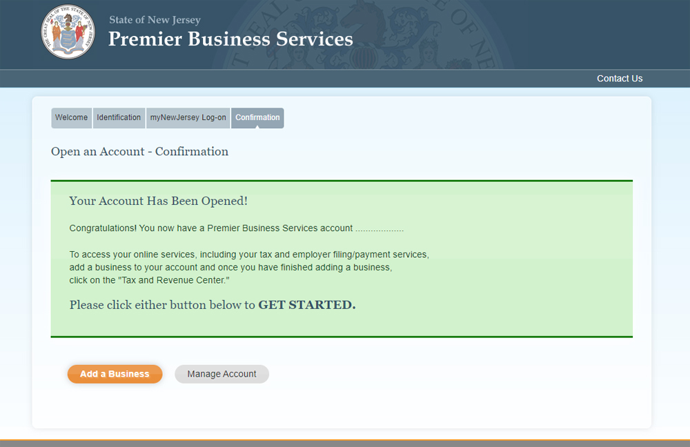 PBS Confirmation screenshot